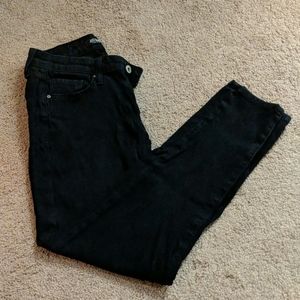 Just Black skinny jeans.